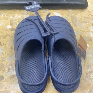 Navy blue male crocs